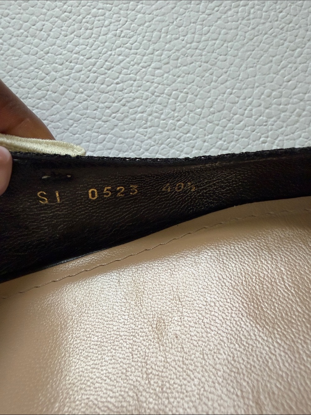 Dior Black Pointed Toe Slingback Flats with J'Adior Strap - Picture 5 of 8